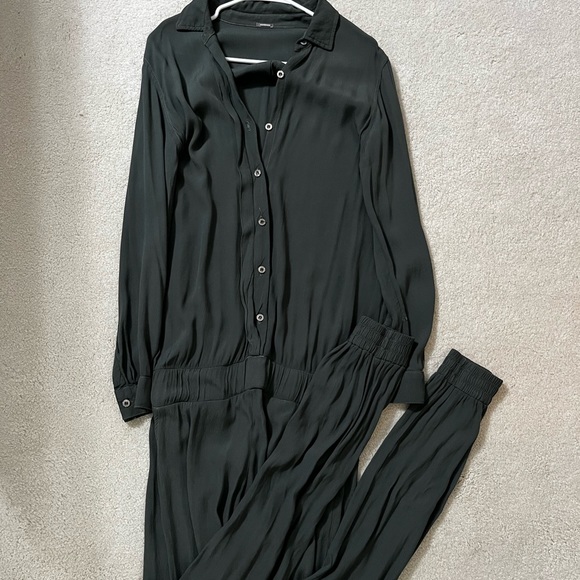 Monrow Crepe Long sleeve jumpsuit - Picture 4 of 8